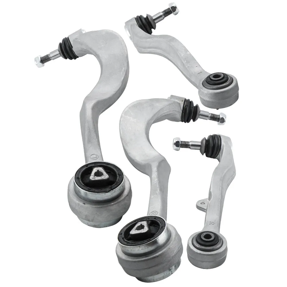 4pcs Front Lower Upper Suspension Control Arms for BMW 5 Series E60 Saloon 2003 2010Control