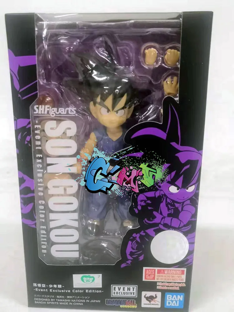 CMT Bandai Dragon Ball Z DBZ SHF Son Goku Boys Золотой Морозильный сон Гохан события эксклюзивный цвет издание аниме ПВХ игрушки