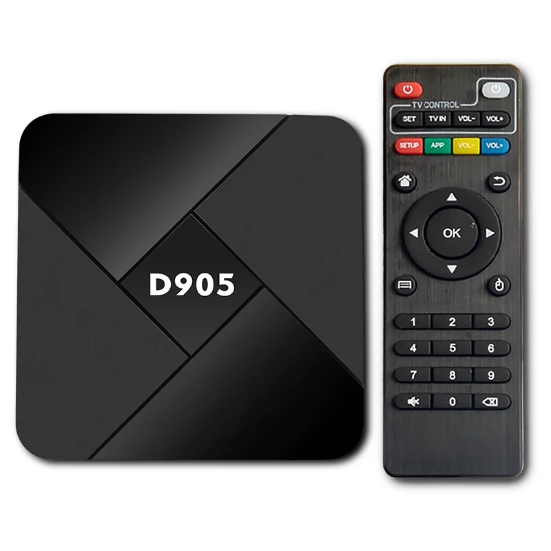 NEW D905 Smart TV Box Android 10.0 And 4GB 32GB Wifi 2.4G 4K Amlogic S905  Youtube Android TV BOX Set Top Box Media Player