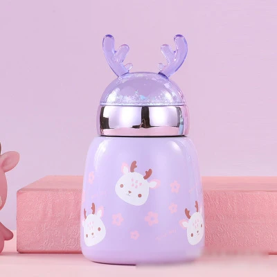 10 300ml Рождественский термос с лосем из нержавеющей стали, Вакуумная чашка, портативная, легкая, для любителей, бутылка для воды, кофе, чая, кружки, рождественский подарок - Цвет: 10 300ml