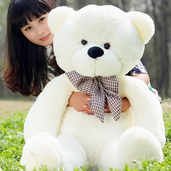 

1PC 160cm Teddy Bear Plush Toys Soft Outer Skin and Bear Coat Holiday Gift Birthday Gift Valentine Brinquedos Stuffed Animals