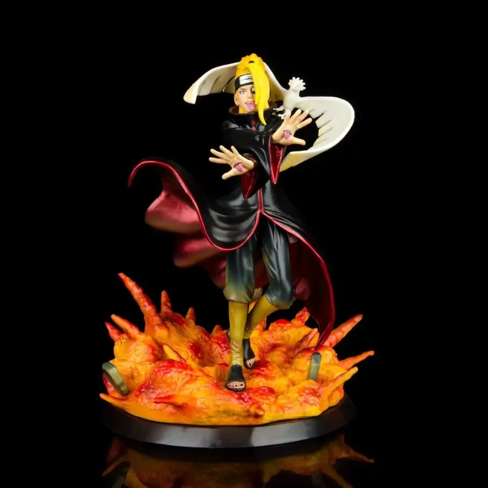 Anime Naruto Shippuden Akatsuki Deidara GK PVC Action Figure Statue Collection Model Kids Toys Doll 26CM | Игрушки и хобби
