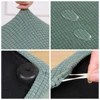 New Solid Stretch Ottoman Slipcover Sofa Footstool Cover Storage Protector 3