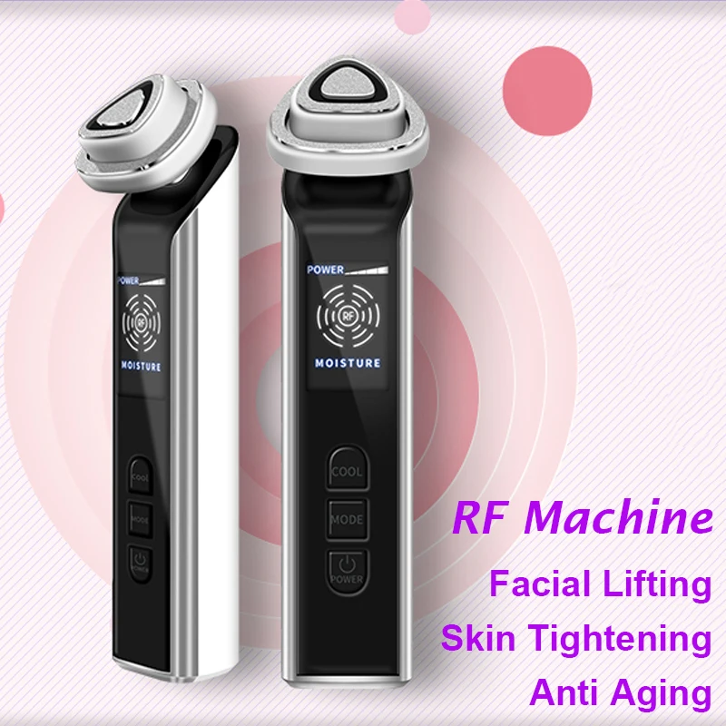 Биполярная RF машина для лица портативная EMS красота для омоложения кожи удаление морщин Подтяжка кожи антивозрастная терапия