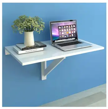 Składane ściany składane Laptop stół płyta wiórowa do montażu na ścianie biały 100x60x56 cm tanie i dobre opinie CN (pochodzenie) biurko na komputer Meble komercyjne Meble szkolne