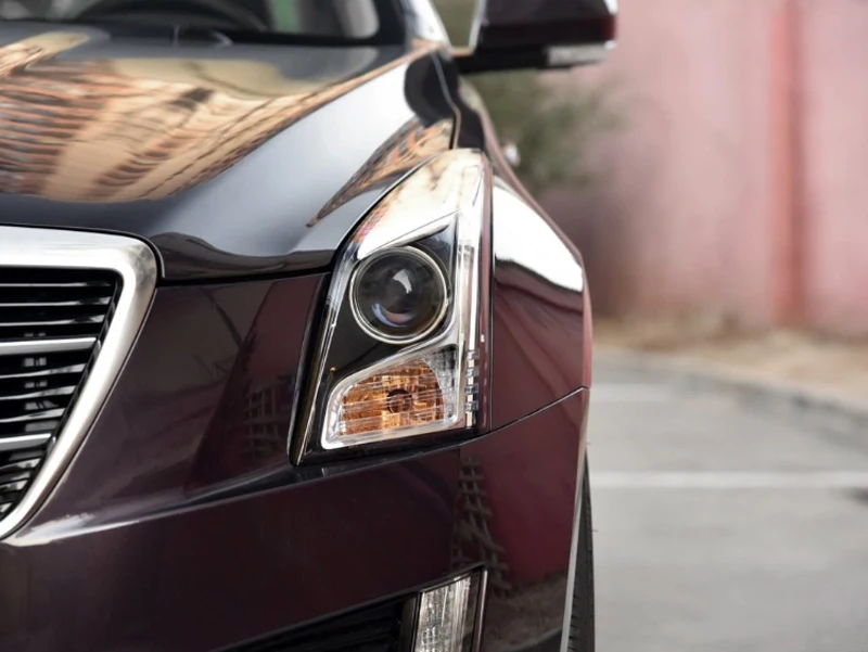 Для Cadillac ATS объектив абажур оболочка прозрачная фара Корпус Передняя крышка пластиковая фара корпус прозрачный 2013