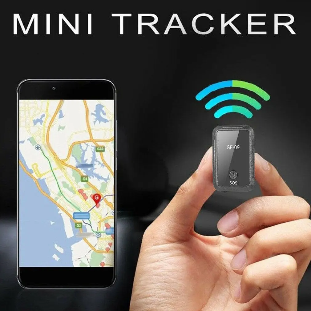 GF09 маленький размер микро Магнитный трекер анти-потеря gps локатор WiFi + управление приложением Адсорбция оборудование для слежения в