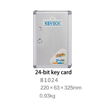 24-bit key card Алюминий брелок для ключей из настенный шкаф для безопасности Управление Keybox хранения сейфы содержит ключевые карты для компании Офис - Цвет: 24-bit key card