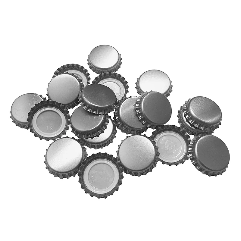 UPORS 100Pcs/Set Beer Cap New Beer Bottle Caps Oxygen Absorbing Seal Crown Caps for DIY Home