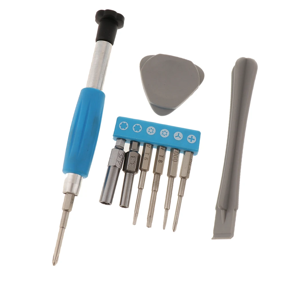 Screwdriver Disassembly for Sega Game Gear Master Genesis 32x Controller Repair Tool Kit 3.8mm 4.5mm PH00 2.0mm T6 T8