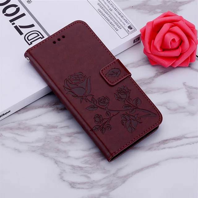 Brown Coque K20Pro K20 Note 7 Pro Carcasa пары Простой модный флип-бумажник Note7 чехол для Xiaomi Redmi 7A GO Funda Чехол для карт - Цвет: Brown