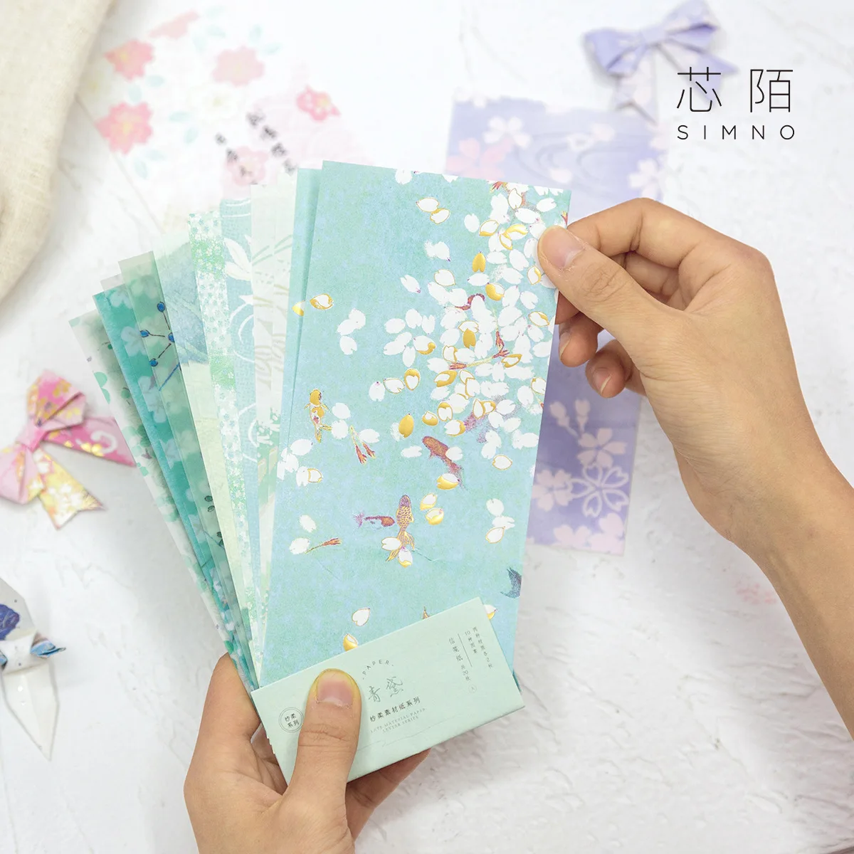 20 шт./пакет Материал бумажной пряжи из серии мягких японский и ветер обеспечивает