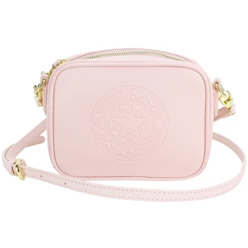 

Lolita JK Sakura Card Flower Messenger Handbag Shoulder Bag Zipper Boys Girls Bags School Book Bag Cosplay