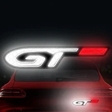 2 шт. креативные светоотражающие наклейки для украшения автомобилей Предупреждение лента для безопасности в ночное время, наклейка для автомобилей, горячая Распродажа, сделано из 3M материалов