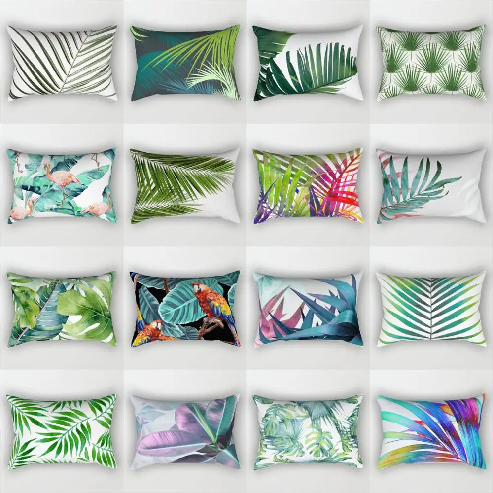 ZENGA скандинавский тропический завод наволочка декоративные подушки для дивана