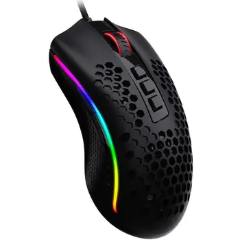 شراءRedragon M808 العاصفة خفيفة الوزن RGB لعبة الماوس 85G الترا ضوء العسل Housing12400DPI 7 أزرار قابلة للبرمجة الكابلات المضيئة جدا