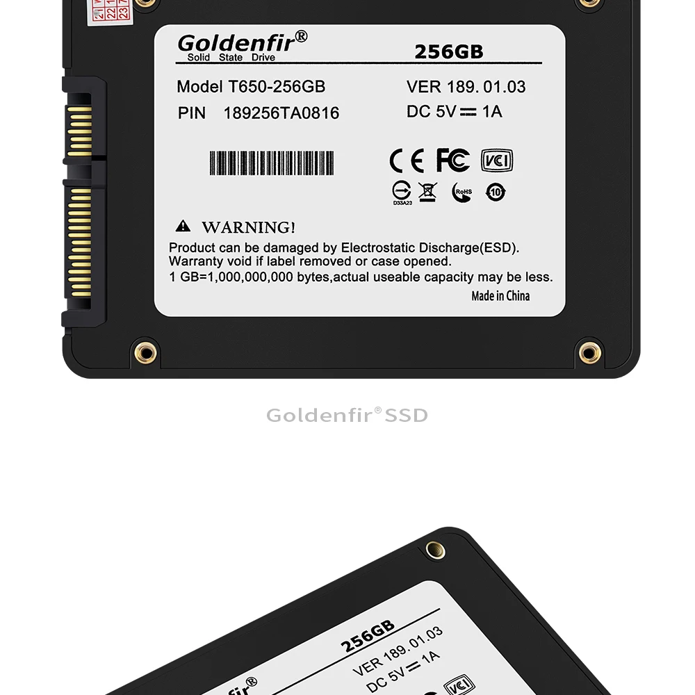 Goldenfir lowest price SSD 120GB 128GB 240GB 2.5Solid state drive480GB 960GB ssd  256GB 512GB 720GB 1TB 2TB hard drive disk