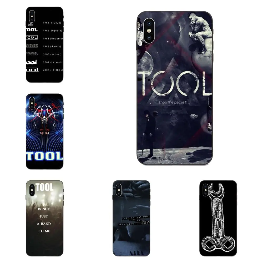 

Tool Band Rock Metal TPU Cases Capa For Apple iPhone 4 4S 5 5S SE 6 6S 7 8 Plus X XS Max XR