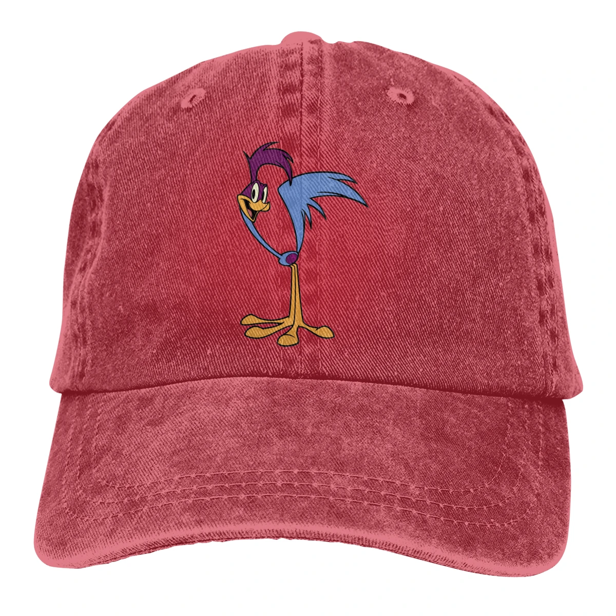 Road Runner Casquette, Натуральная мужская и женская джинсовая бейсболка, регулируемая бейсболка для гольфа