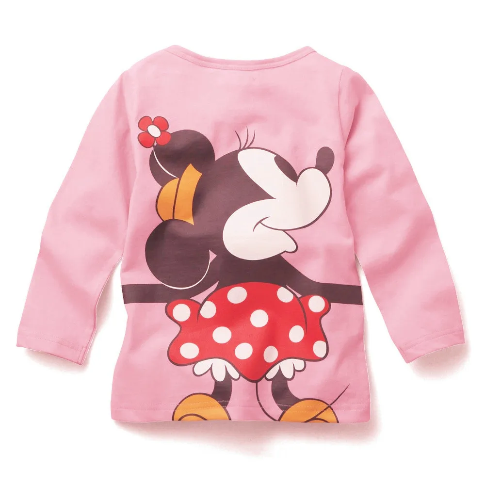 Розовый Disney/Одежда для маленьких мальчиков; детские комбинезоны; комплекты одежды для детей; комплект одежды для маленьких мальчиков; одежда для маленьких девочек с Микки; Одежда для новорожденных комбинезон - Цвет: Розовый