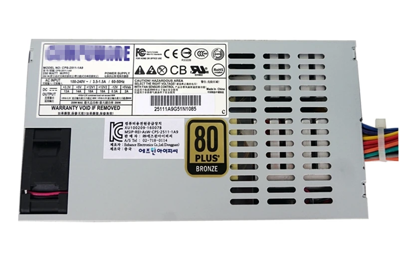PSU для повышения COMPUWARE FLEX Малый 1U 250 Вт блок питания ENP 7025B CPS-2511-1A9