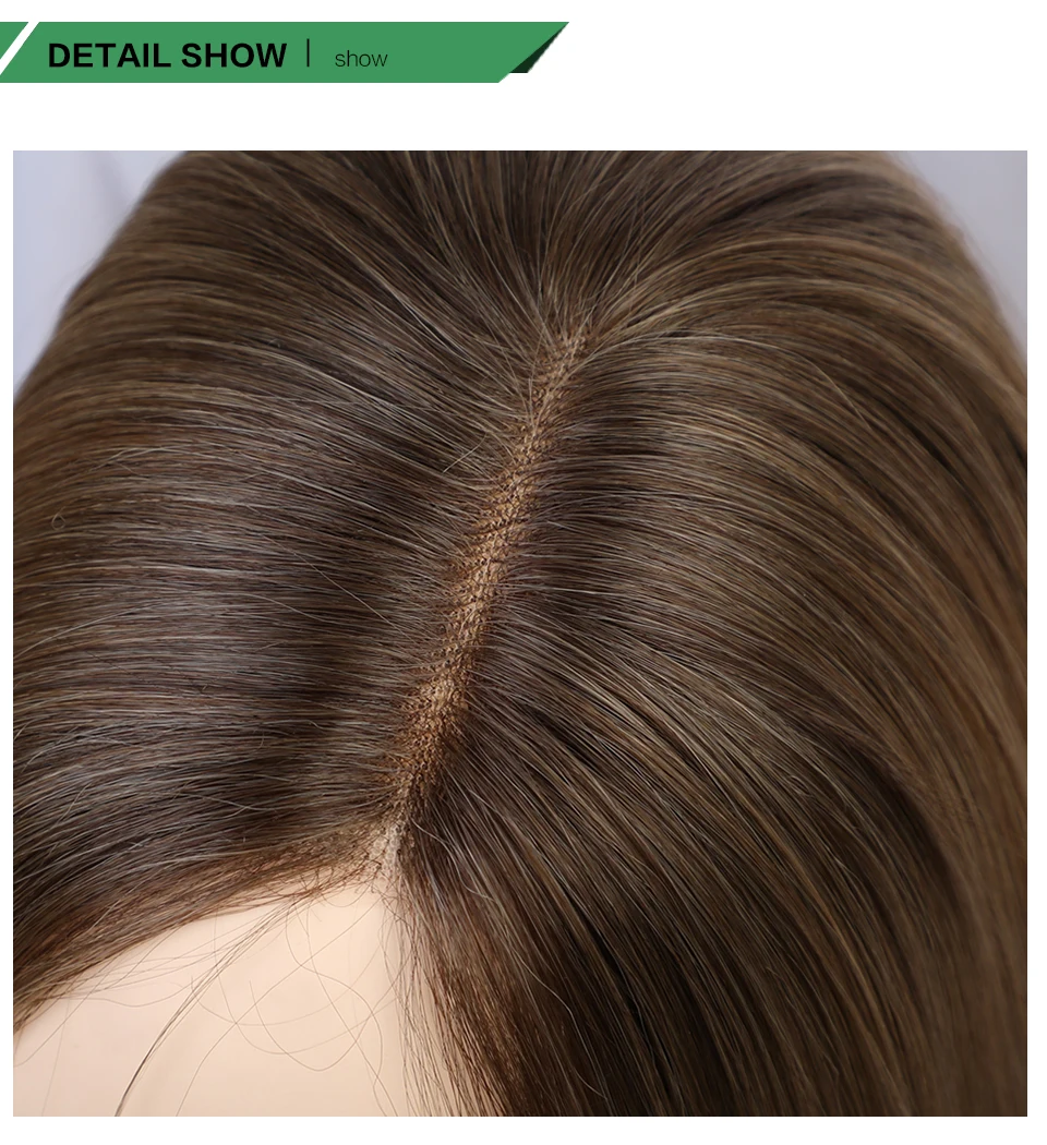 JONRENAU синтетический длинный прямой парик фронта шнурка для белых/черных женщин естественная линия волос Омбре коричневый цвет парик