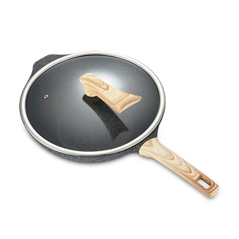 

Manufacturers Direct Selling Germany Medical Stone Flat Non-stick Pot Sootless Wok Frying Pan Electromagnetic Furnace General a