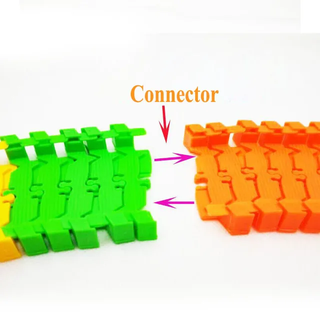 DIY with Map Assemble Stunt Car Variety  Universal Racing Set Track Car Flexible Educational Rail Car Model Puzzle Toy for Kids 2