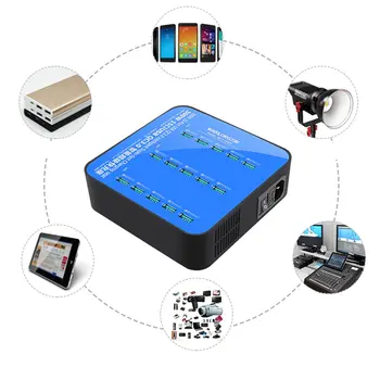 

15 Ports Quick Charge 3.0 Led Display USB Charger For Android iPhone Adapter Phone Tablet Fast Charger For xiaomi huawei samsung