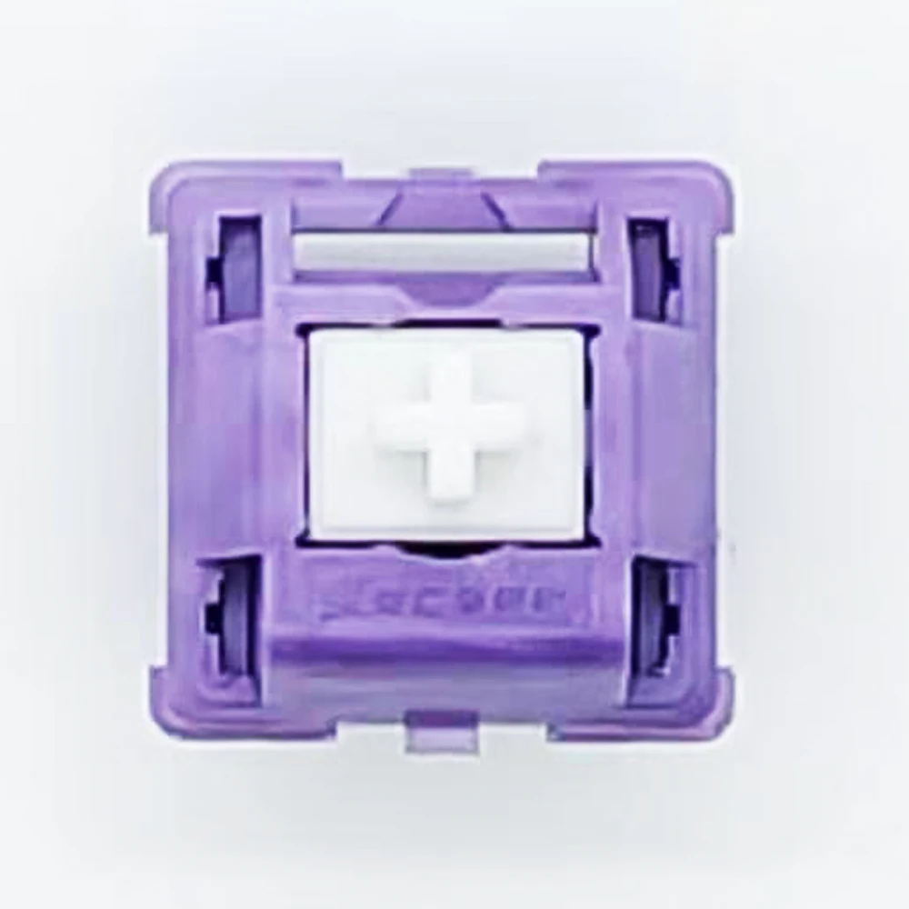 Tecsee Purple Panda Switch PME Housing POM Tactile Stem 68g Spring