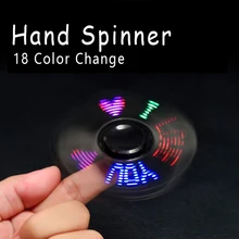 Светящаяся металлическая Спиннер ручной Спиннер Топ Спиннеры от стресса usb зарядка зажигалки Fingertip Gyro аксессуары для сигарет подарок E