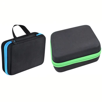 

NEW-2x Blue / Green 30 Bottle Essential Oil Box Protection 5ML 10ML 15ML Essential Oil Bag
