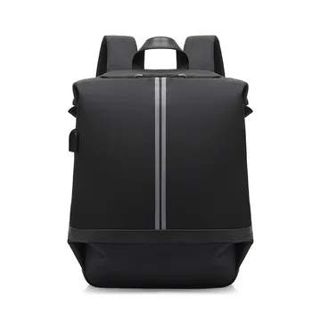 

2PCS / LOT New Backpack Casual Waterproof USB Charging Backpack Reflective Stripe Schoolbag MultiFunction Knapsack