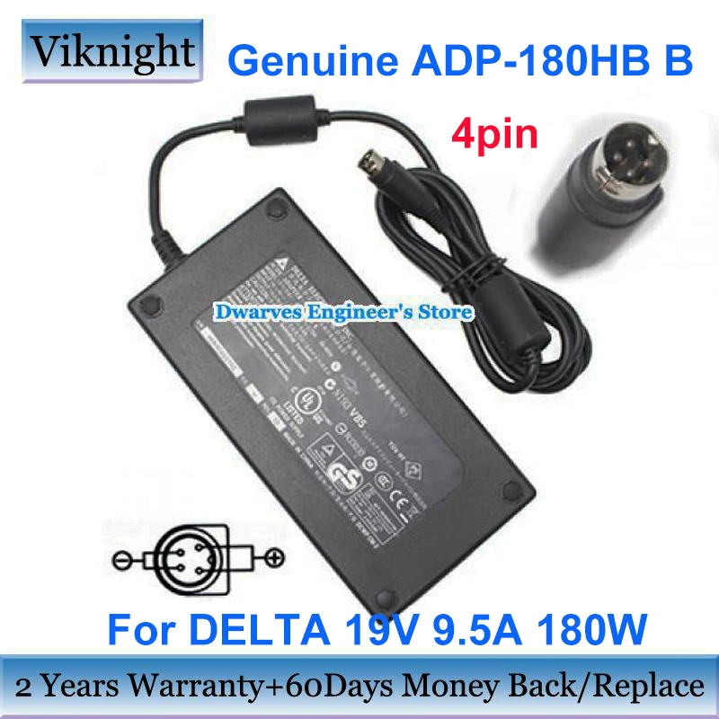 Натуральная ADP-180HB B 19V 9.5A 180W адаптер Зарядное устройство для Delta Питание 4pin