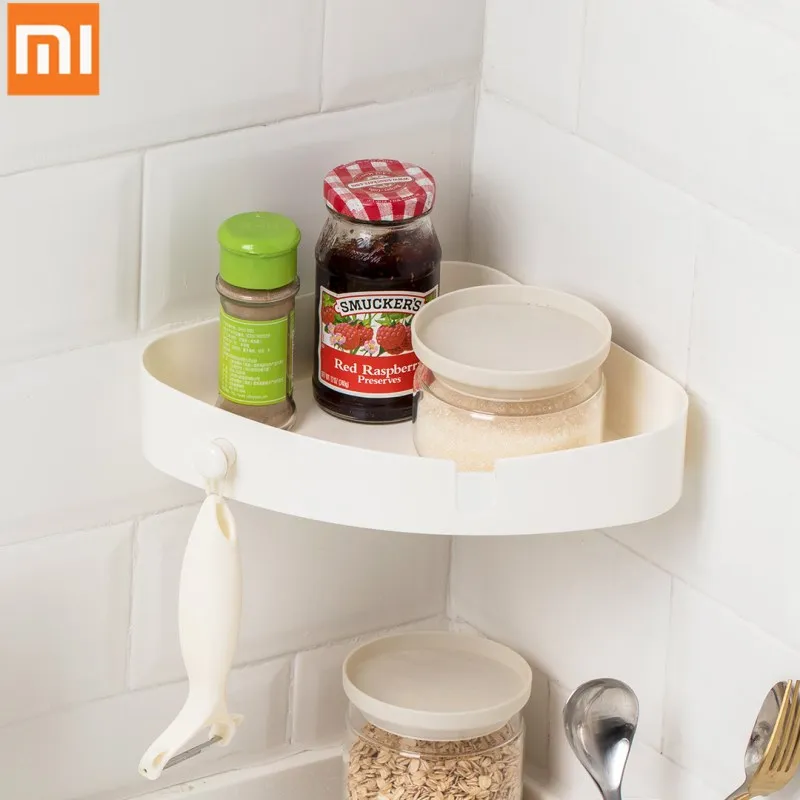 

Xiaomi Shampoo Soap Cosmetic Basket Holder Shelf Rack Bathroom Accessories Storage Organizer for Bathroom Kitchen Office
