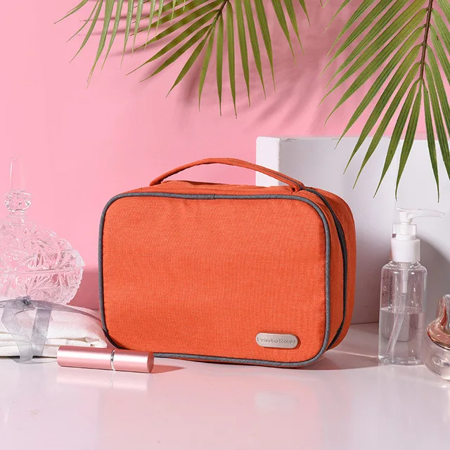 Многофункциональная Съемная сумка для хранения, косметическая посылка, для путешествий, Водонепроницаемый Косметический Чехол, сумка для хранения духов, помады - Цвет: Orange