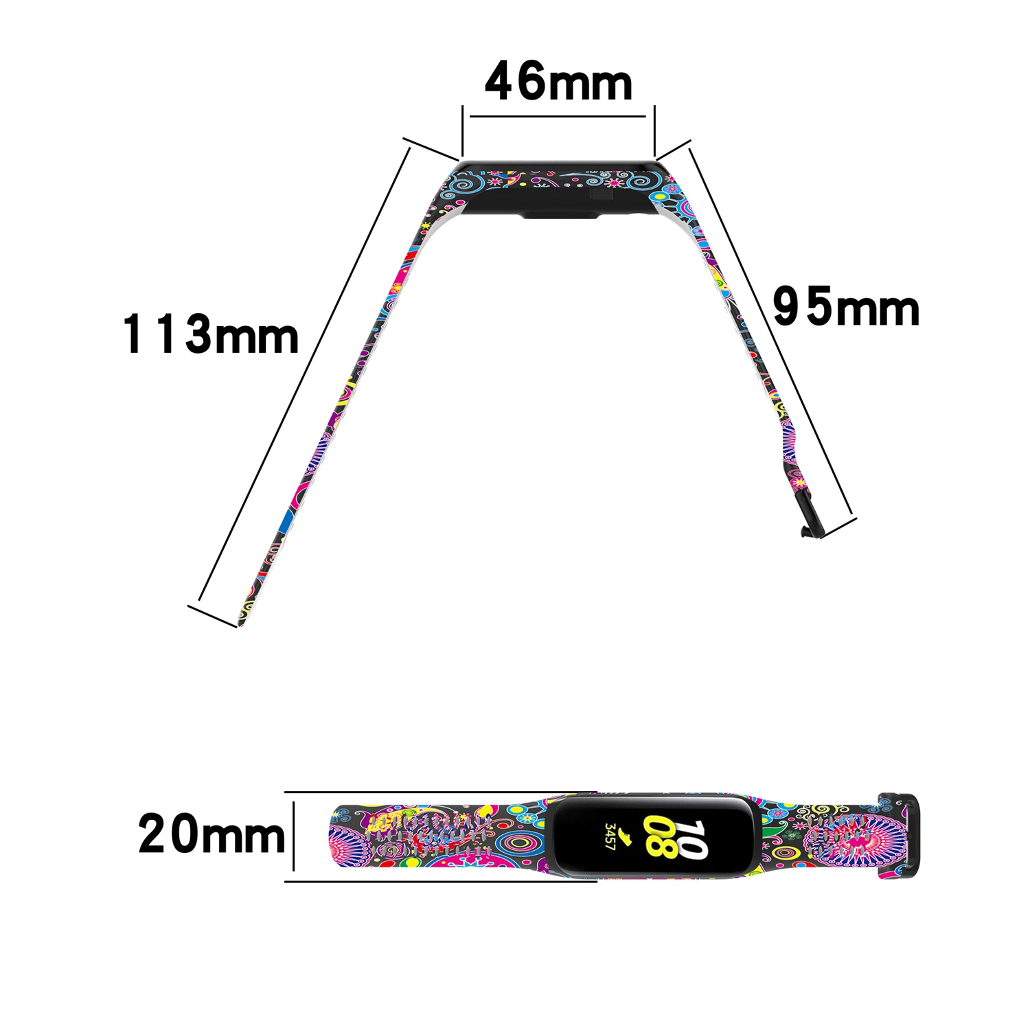 Silicone Sport Band Strap For Samsung Galaxy Fit 2 SM-R220 Watch Bracelet Replacement Watchband Colorful For Samsung Galaxy Fit2