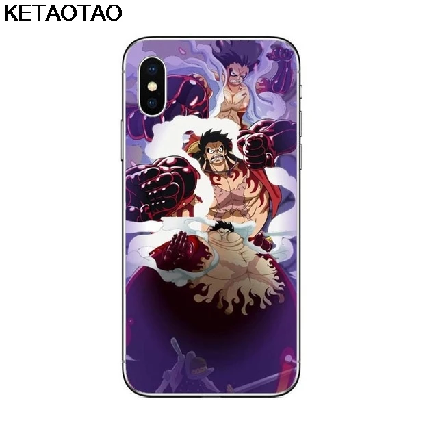 Серый KETAOTAO one piece Comics Luffy чехол для телефона s для iPhone 4S 5C 5S 6S 7 8 SE Plus XR XS Max чехол кристально чистый мягкий TPU чехол s - Цвет: Серый