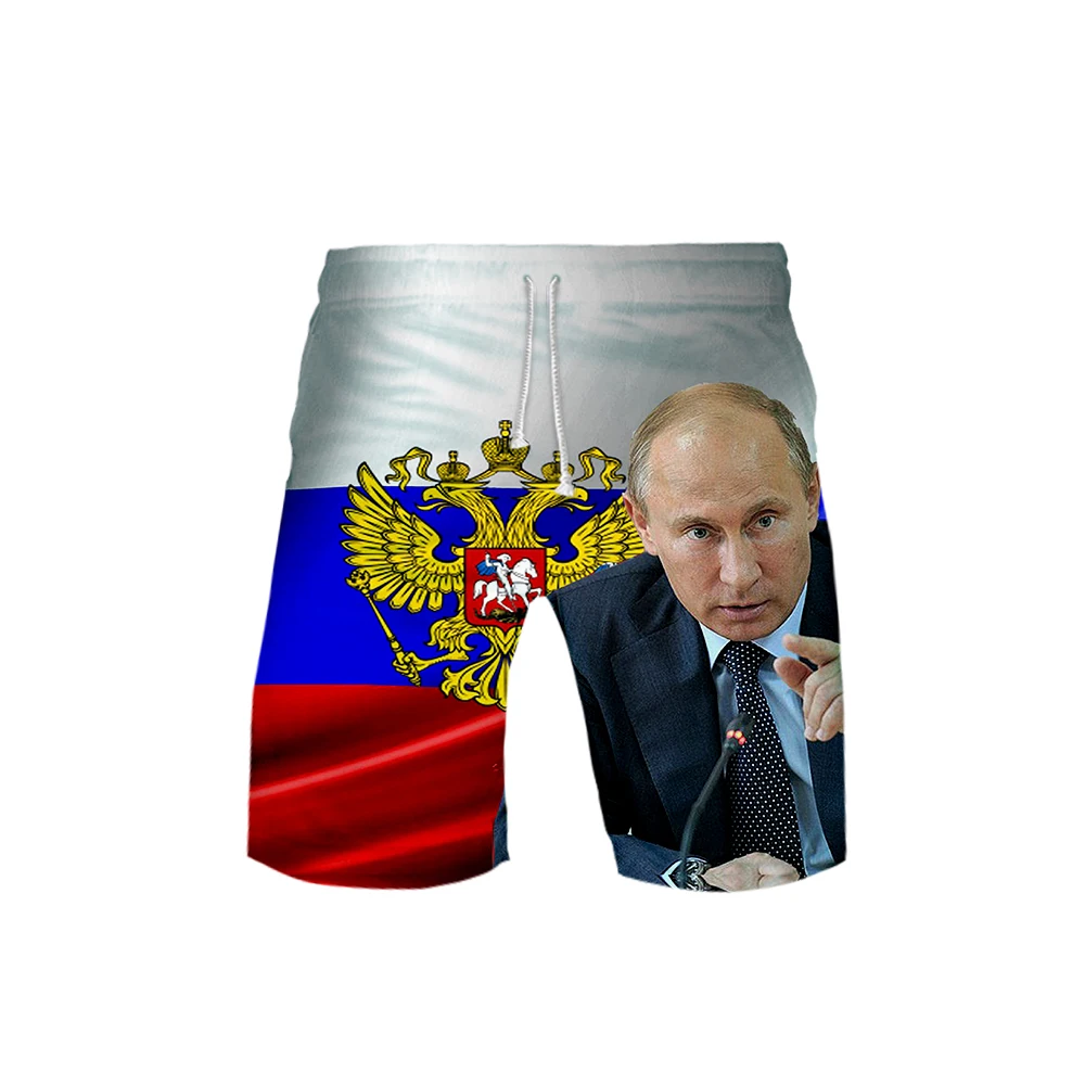 Putin streetwear Children's Casual Summer Board Shorts Men/Women Hip Hop Fashion Young People