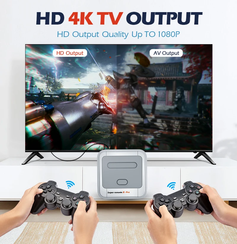 Console de Jogo Console de Jogos de Vídeo Controlador sem Fio Portátil para Ps1 50000 + Jogos Retro Hdmi-compatível Mini s de Vídeo tv Suporte Wi-fi - Psp - Image 4