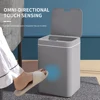 DQOK Smart Induction Trash Can Automatic Dustbin Bucket Garbage Bathroom for Kitchen Electric Type Touch Trash Bin Paper Basket 2
