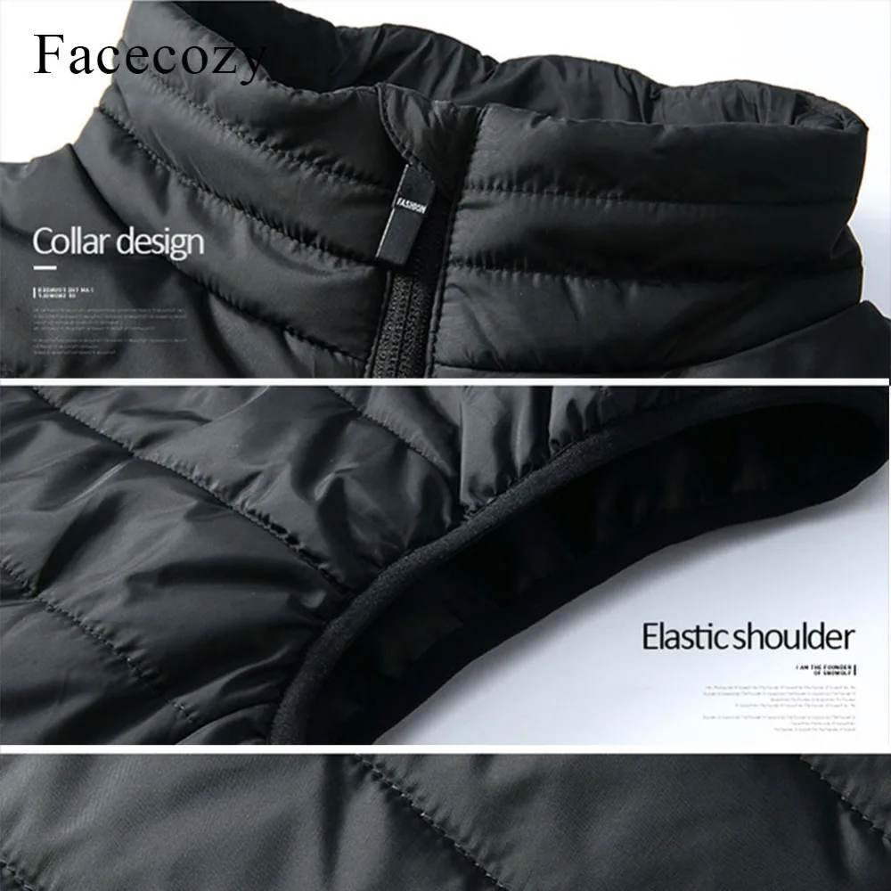 Уличный зимний жилет Facecozy с подогревом Электрический Теплый Безопасный Жилет