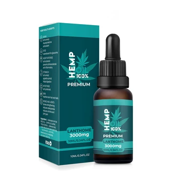 

Organic Hemp Oil 10ml 3000mg Pure Hemp Essential Oil Drop Anti-anxiety Reduce Pressure Pain Relief SPA Body Massage Essential