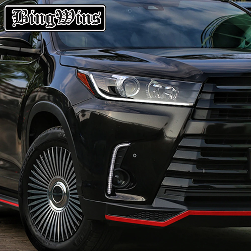 BeingWins автомобильный Стайлинг для Toyota Highlander модификация стримлайнера планшеты для метра каменные линзы светодиодный дневной свет