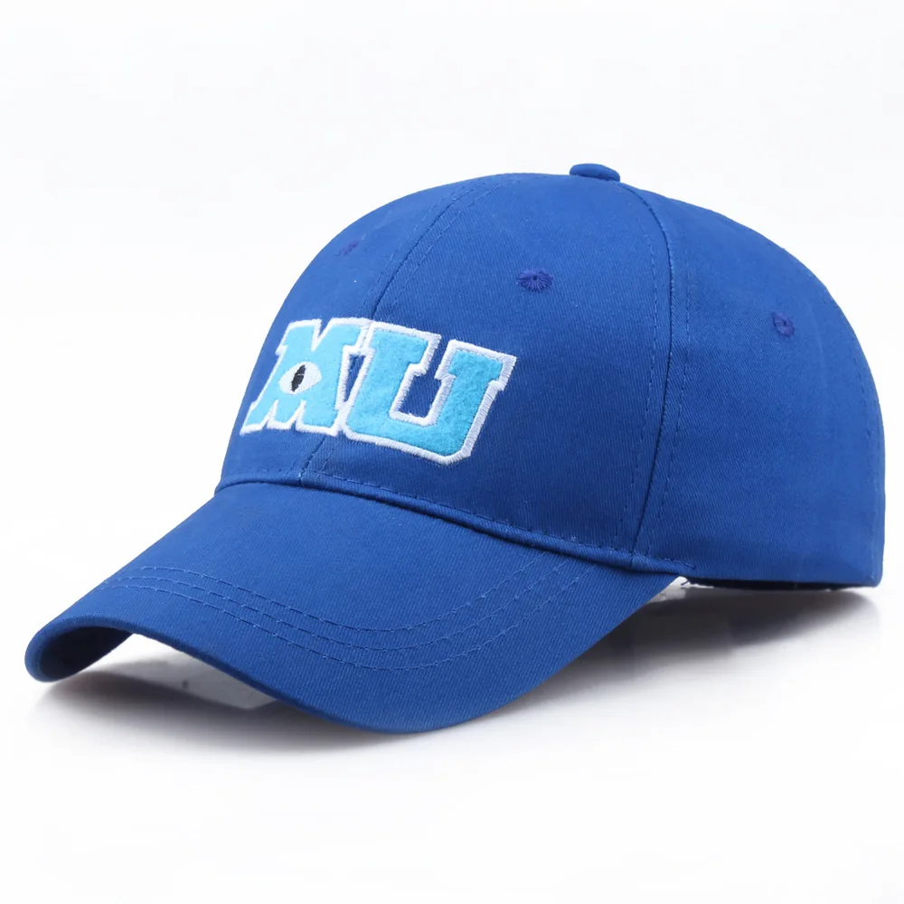 

Monsters University Monsters Power Company Baseball Cap Sullivan Strange Eyes School Emblem MU Monocular Baseball Cap Casual Hat
