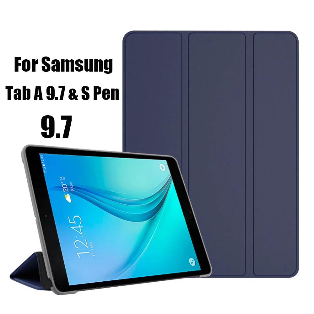 Трехскладной чехол для планшета Tab A 9 7 SM P550 чехол-подставка из искусственной кожи