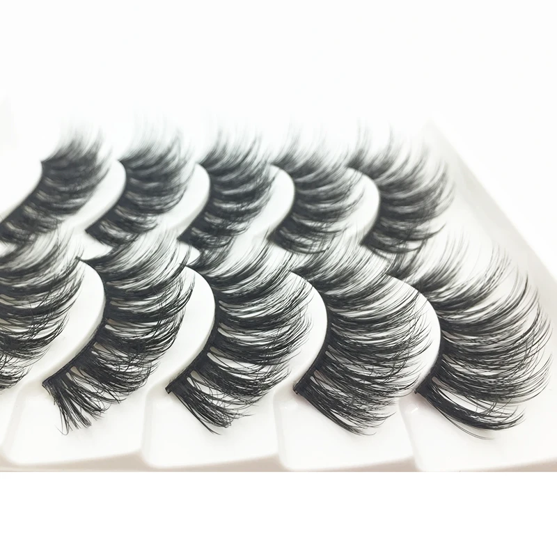 Eyelash Extension Eyelash Extensions Eyelash Extension Lashes Fake Eyelashes False Eyelashes Eyelash Makeup Tools 5 Pairs 3d mink hair false eyelashes natural Long Eye Lashes Wispy Makeup Extension Tools sexy mink eyelashes eye lashes cilios