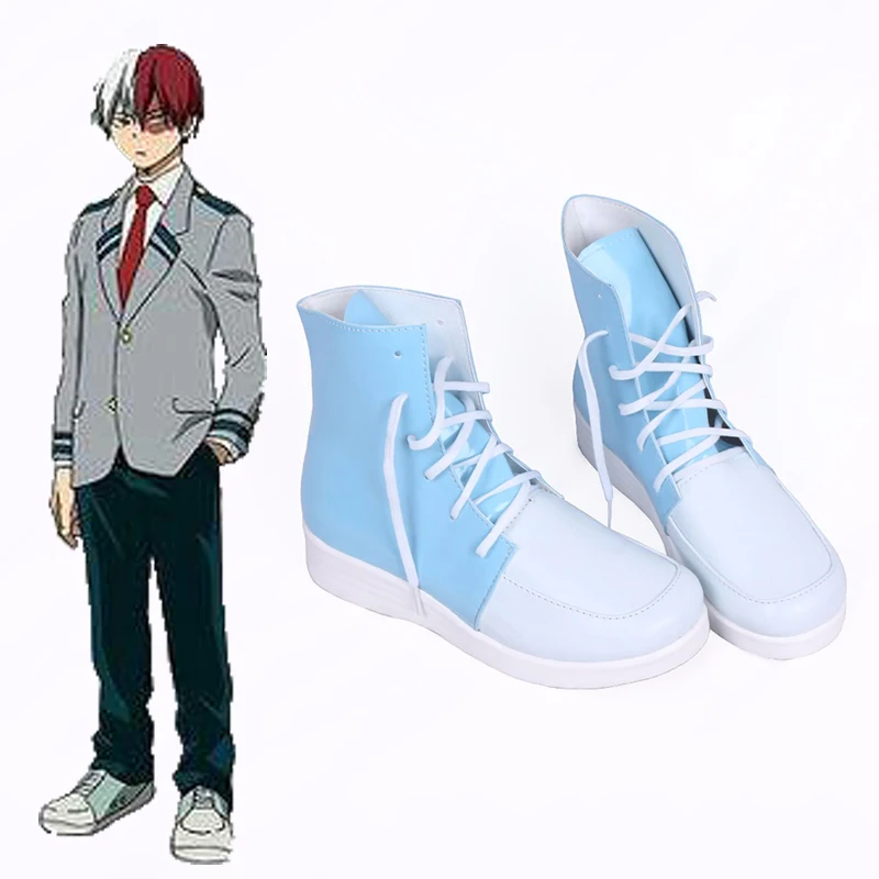 Обувь для косплея аниме «Мой герой»; обувь для косплея Shouto Todoroki; обувь для косплея Хэллоуин; вечерние туфли; повседневная обувь для отдыха