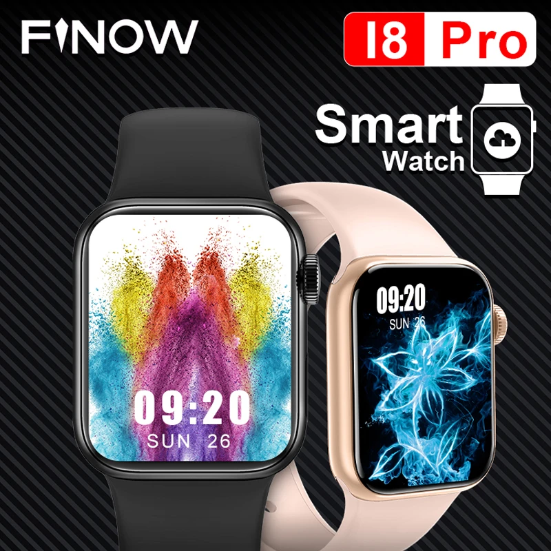 Finow I8 Pro Smartwatch Men Original iwo 13 Series 6 With gps for Sport  relogio masculino Wireless Charge Watch PK W66 W56 HW22 - AliExpress  Consumer Electronics