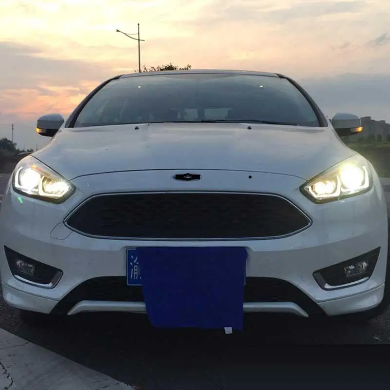 Поворотник Neblineros Para Авто Стайлинг Drl светодиодные лампы фары Задние Автомобильные фары в сборе 15 16 17 для Ford Focus